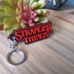 Stranger Things Logo Keychain
