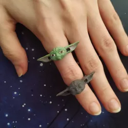 The Child/Baby Yoda ring re-sizeable