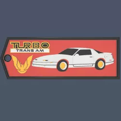 Turbo Trans Am Keychain