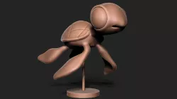 Turtle with base