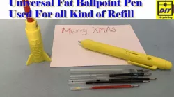 Universal fat ballpoint pen can use all kinds of refill
