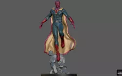 VISION FROM MARVEL MCU DRAMA WANDA VISION CHARACTER