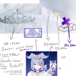 VTuber Elira Pendora accessories