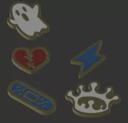 VTuber Maria Marionette pins