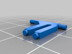 vw air vent slider clip part, passat b8