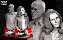 Wicked Marvel Vision Bust: Tested and ready for 3d printing