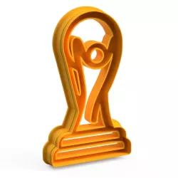 world cup soccer world cookie cutter cutting