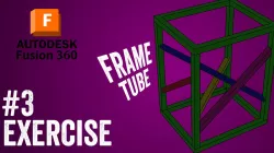 #3 Tutorial Fusion 360 - Frame Tube | Pistacchio Graphic