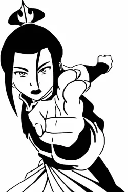 Azula stencil 2