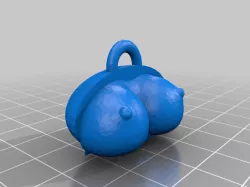 Boob keychain