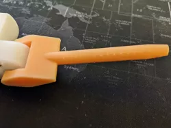 Cat toy fish tail prothesis v2