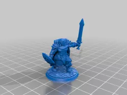 DnD Dwarf Male Minis Set