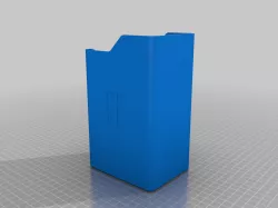 Filament waste bin for Bambu Lab X1 with magnets