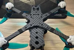 FPV drone TPU skids for 2205 motors