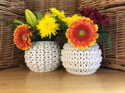 Garter Knit Round Bowls
