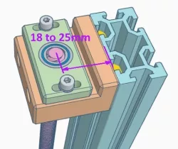 guide for z-axis threaded spindle