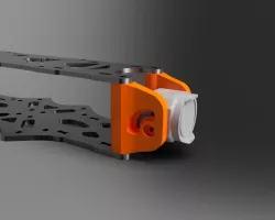 Heks Frame *Joocy* 28mm Cam Plate Dji air unit 03 outside