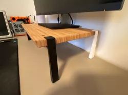 Ikea Cutting Board Monitor Stand