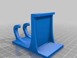 Key hook and tray (2keys with 1 hole)