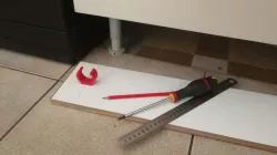 kitchen baseboard clip