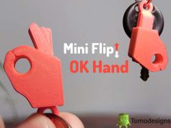 Keychain Knife - One Hand Operation with Finger Guard by MattoDesign, Download free STL model