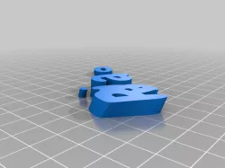 My Customized iamburny's v2  Text - Name Keyring / Keyfob