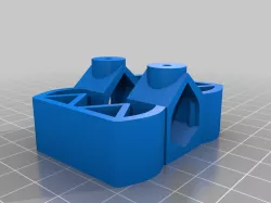 My Customized Springy pen holder for 3D printer / CNC, with software