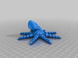 Realistic Head Octopus