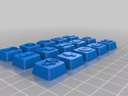 Streaming Keycap set for StreamDeck