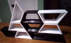 Trapezoid Modular Display Shelf
