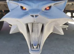 Witcher Cat Trailer Hitch Cover
