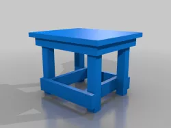 worktable to hold printers