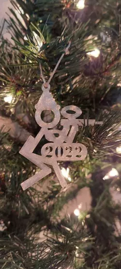 2022 Paintball Stick Figure Ornament
