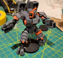 40K Tau custom command crisis suit