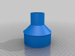 4in to 2in dust collection hose reducer