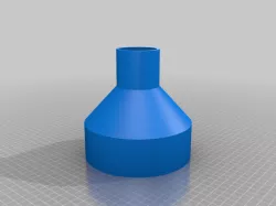 6” blower to 2” pipe adapter
