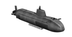 Astute Class Nuclear Submarine hull for R/C submariners