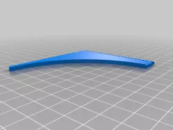 Beard comb and line tool, no names