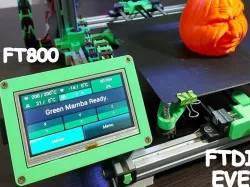 Casing for 3D printer display with ConnectEVE (FTDI EVE/FT800)
