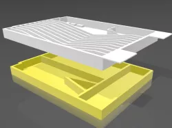 ENDER 3 S1 - 3D printer drawer floor compartment