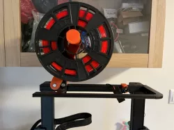 Ender 3 S1 top folding filament holder with lamp