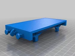 Flatbed Wagon For 16mm Scale Garden Railway Single Piece