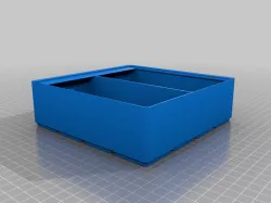 Gridfinity 4x4x7 2 chamber