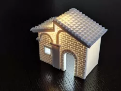 House of the Christmas crib