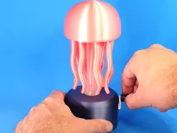 Jellyfish Swimming - Mechanical Interactive Art