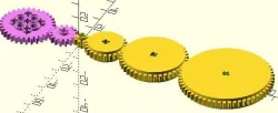 Lego gear with BOSL2
