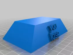 lose dual color rose trophy
