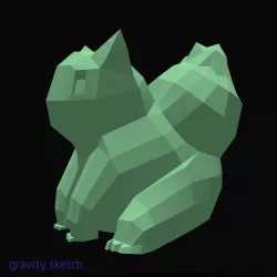 Low Poly Bulbasaur