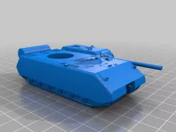 Maus tank 1:100 can be 3d printed