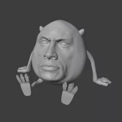 Mike Rockowski (The Rock + Mike Wazowski) - Support Free
